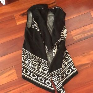 Sleeveless cardigan!